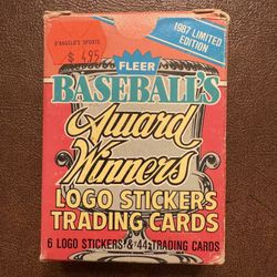 1987 Fleer Baseball Award Winners Complete 44 Card Box Set Mattingly Clemens