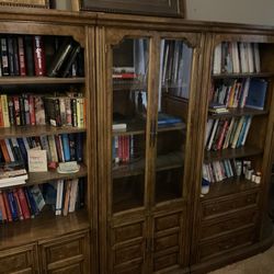 Solid Heavy Bookshelves, Bookcases, Library Wall