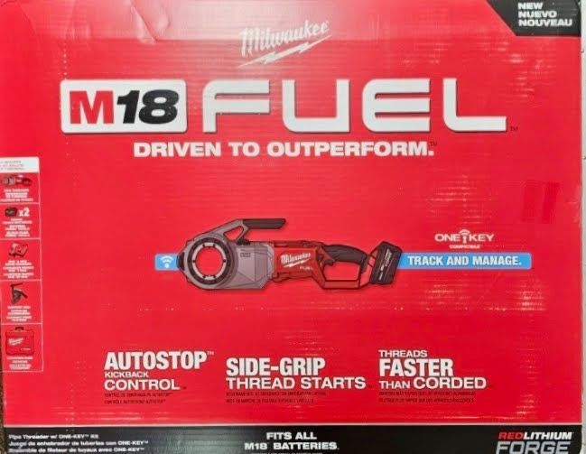 Milwaukee M18 Pipe Threader Set