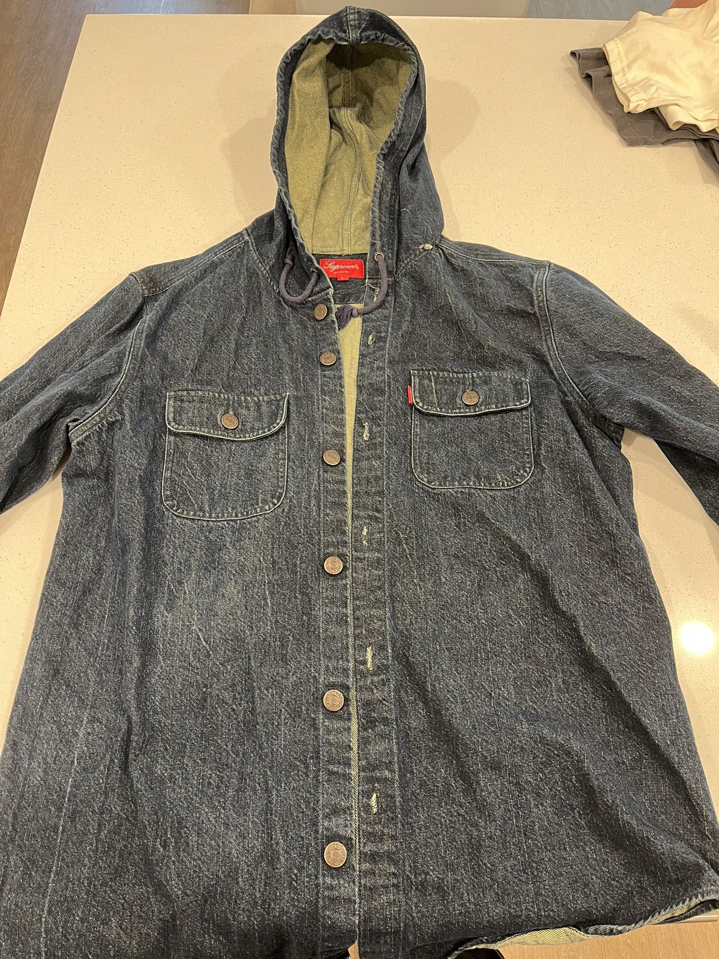 Supreme Eat The Rich Denim Jacket 