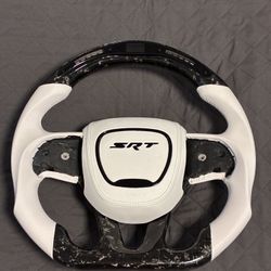 Dodge forged carbon steering wheel