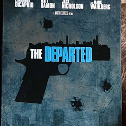 THE DEPARTED DVD DiCaprio, Damon, Nicholson, Mark Wahlberg, Director: Scorsese.CRIME