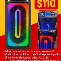 BLUETOOTH PARTY KARAOKE SPEAKER 🎶🎵🔋🎉🥳🎤🎈