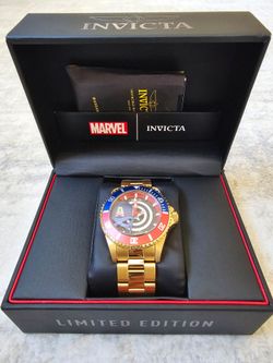 Gold Limited Edition Marvel Captain America watch