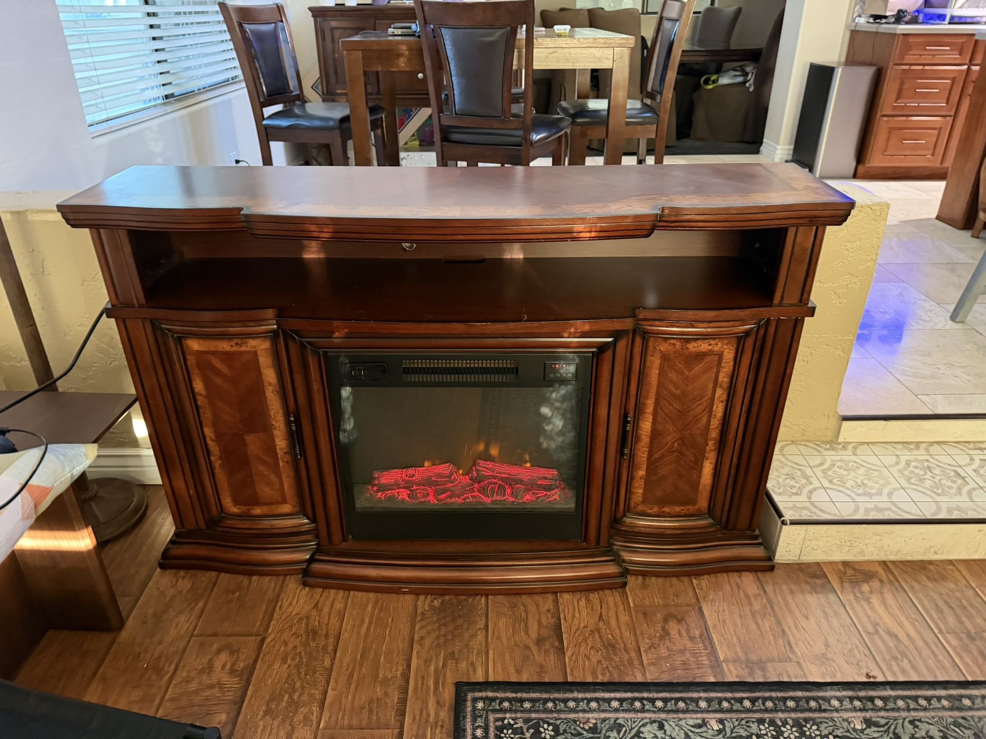 Electric fireplace With Heat