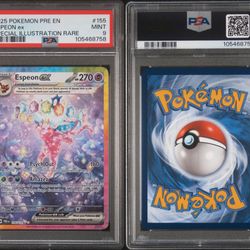 Espeon EX Illustration Rare PSA 9