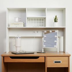DORMIFY Charging Desk Hutch (NEW)