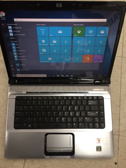 Hp dv6000 AMD Turion, 2ghz , 4gb ram, 160gb hdd. Win 10