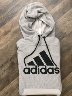 Adidas men’s Athletics sport short sleeve cotton hoody (medium size)