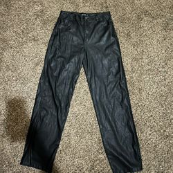 Leather Black Pants 
