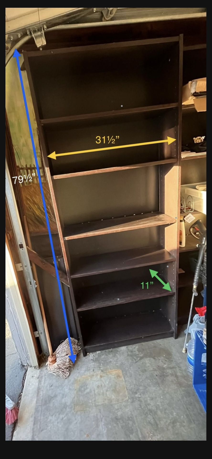 Bookcase (6-shelves) - 4 available
