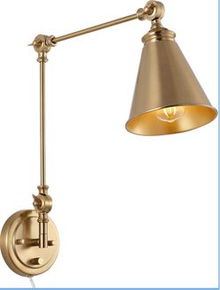 Vintage Style Wall Sconce Lamp - Plug In