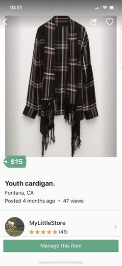 Youth girls cardigan from Tillys brand New!!!