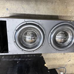 2 12” Fi Audio HC Subwoofers With Box