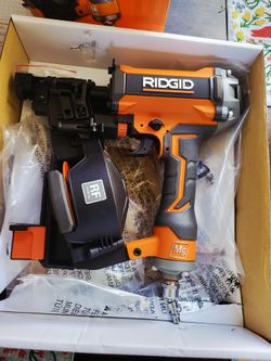 Ridgid brand new Pneumatic 15 Deg. 1-3/4 in. Coil Roofing Nailer.