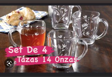 Juego De 4 Tazas Para Café Princess House for Sale in Moreno