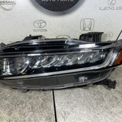 2018 - 2021 Honda Accord Halogen LED Headlight Left Driver OEM