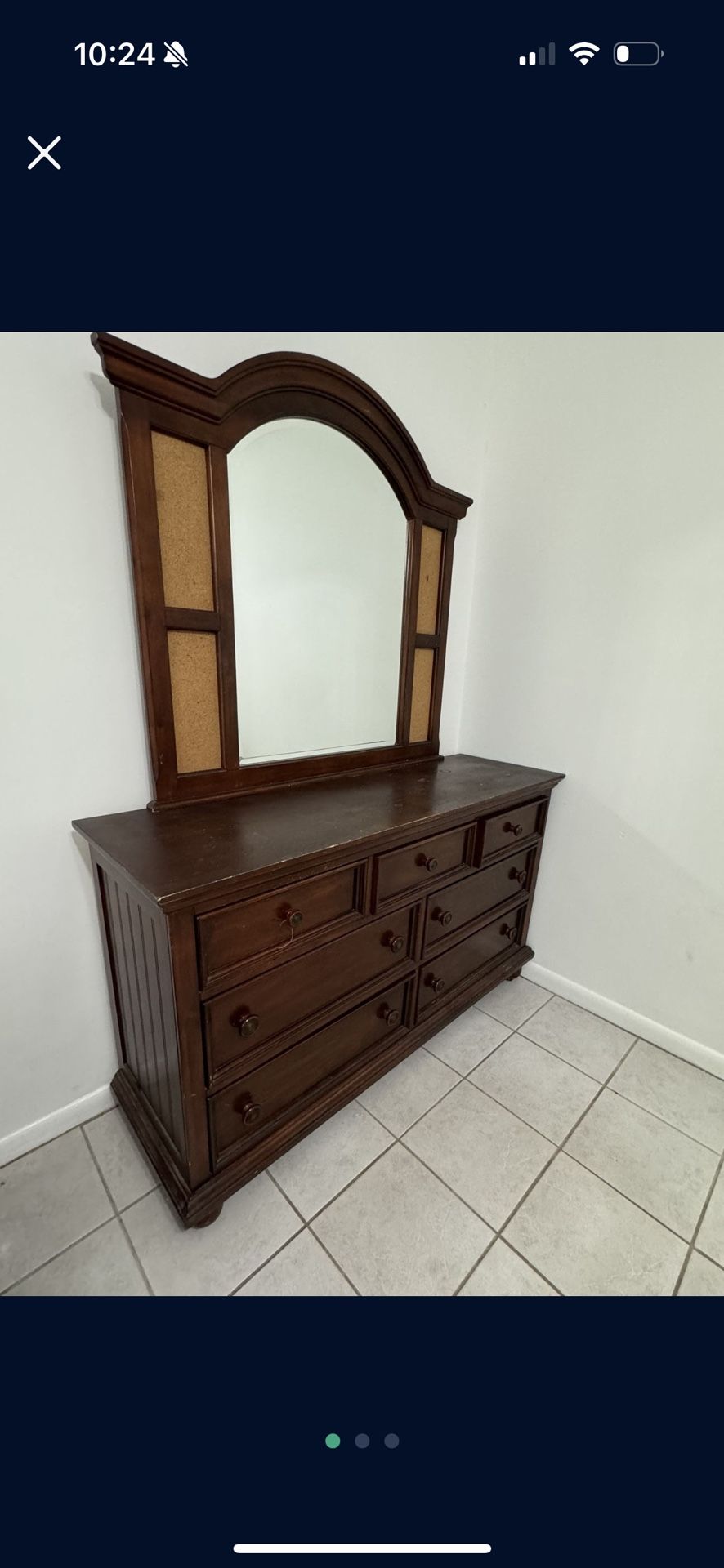 Free Queen Frame/full Size Mattress/dresser