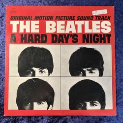 The Beatles - A Hard Day's Night MOVIE SOUNDTRACK - LP 1983 RE Capitol VG+ MONO