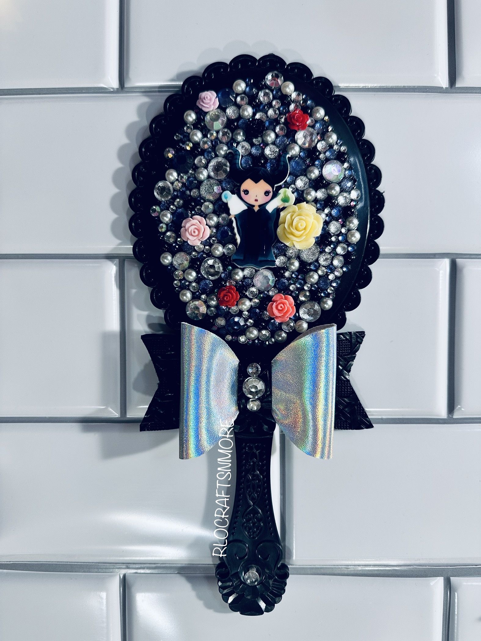 Blinged Hand Mirror 