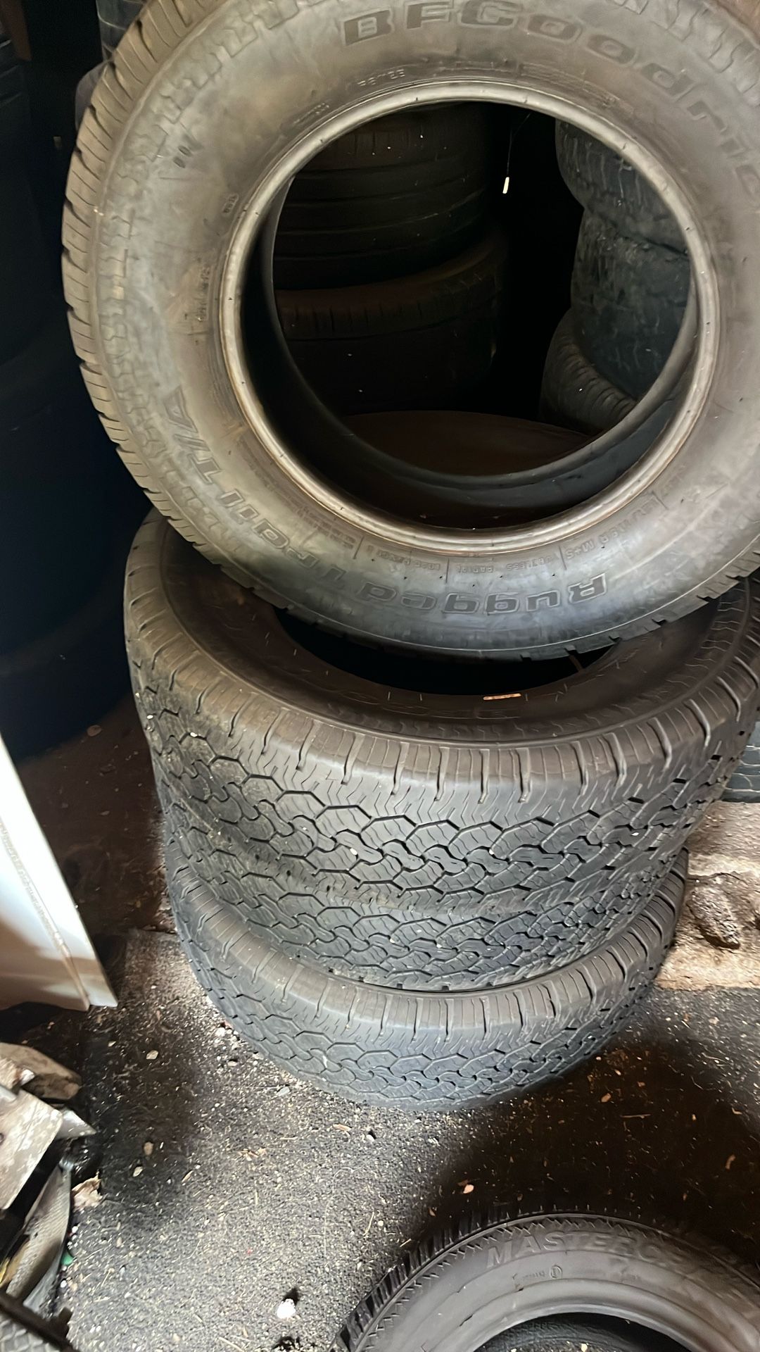 Four Used Tires BFGOODRICH Size 245/75r17