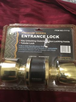 DOOR LOCK/KNOB WITH KEYS ‼️