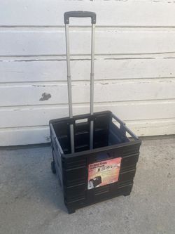 Folding Crate Envase Plegable Storage Cart 