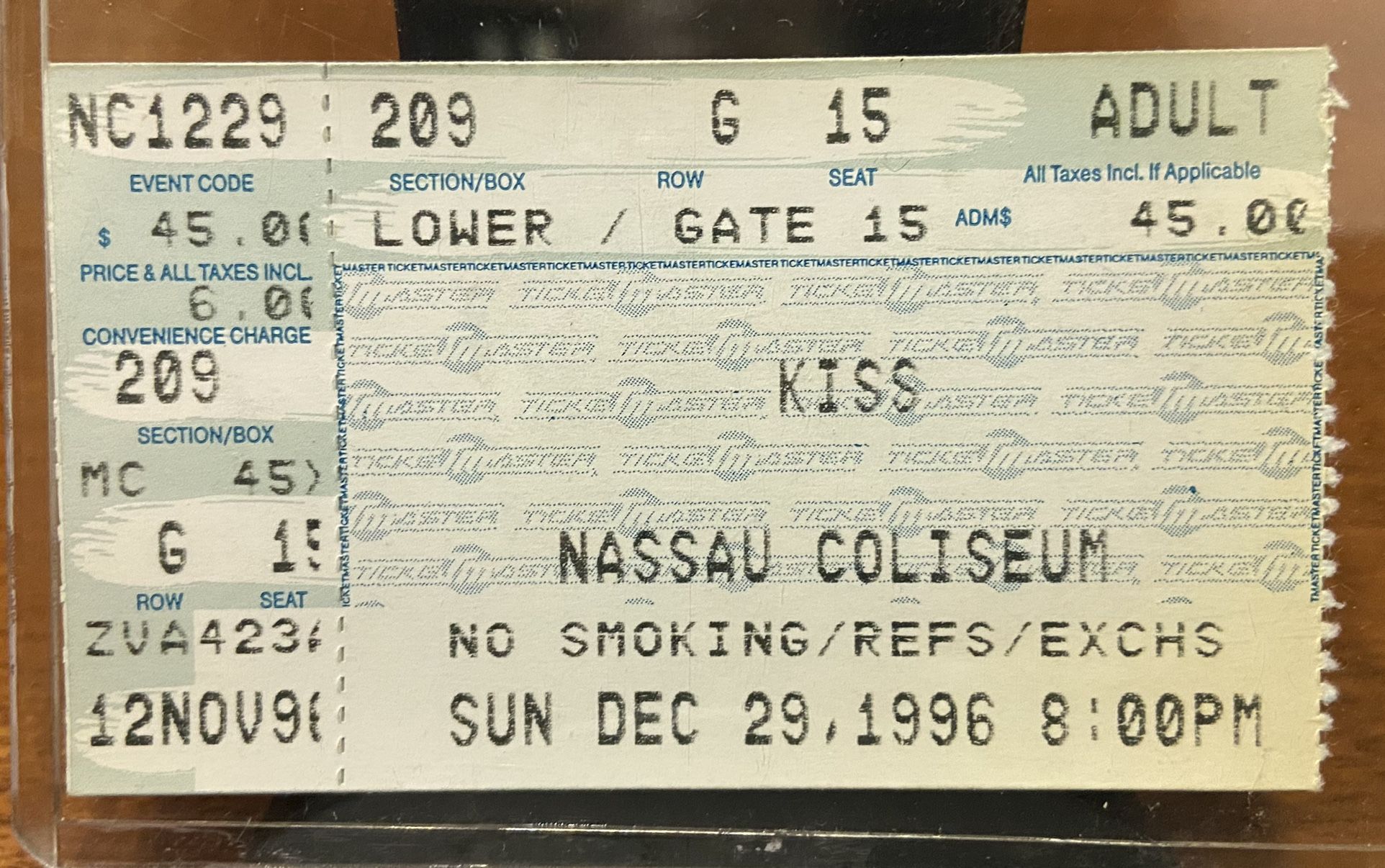 Ticket Stubs & 2 Trading Cards