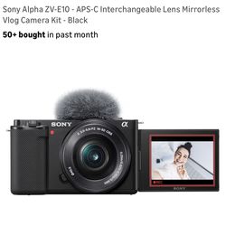 Sony Alpha ZV-E10 vloging camera