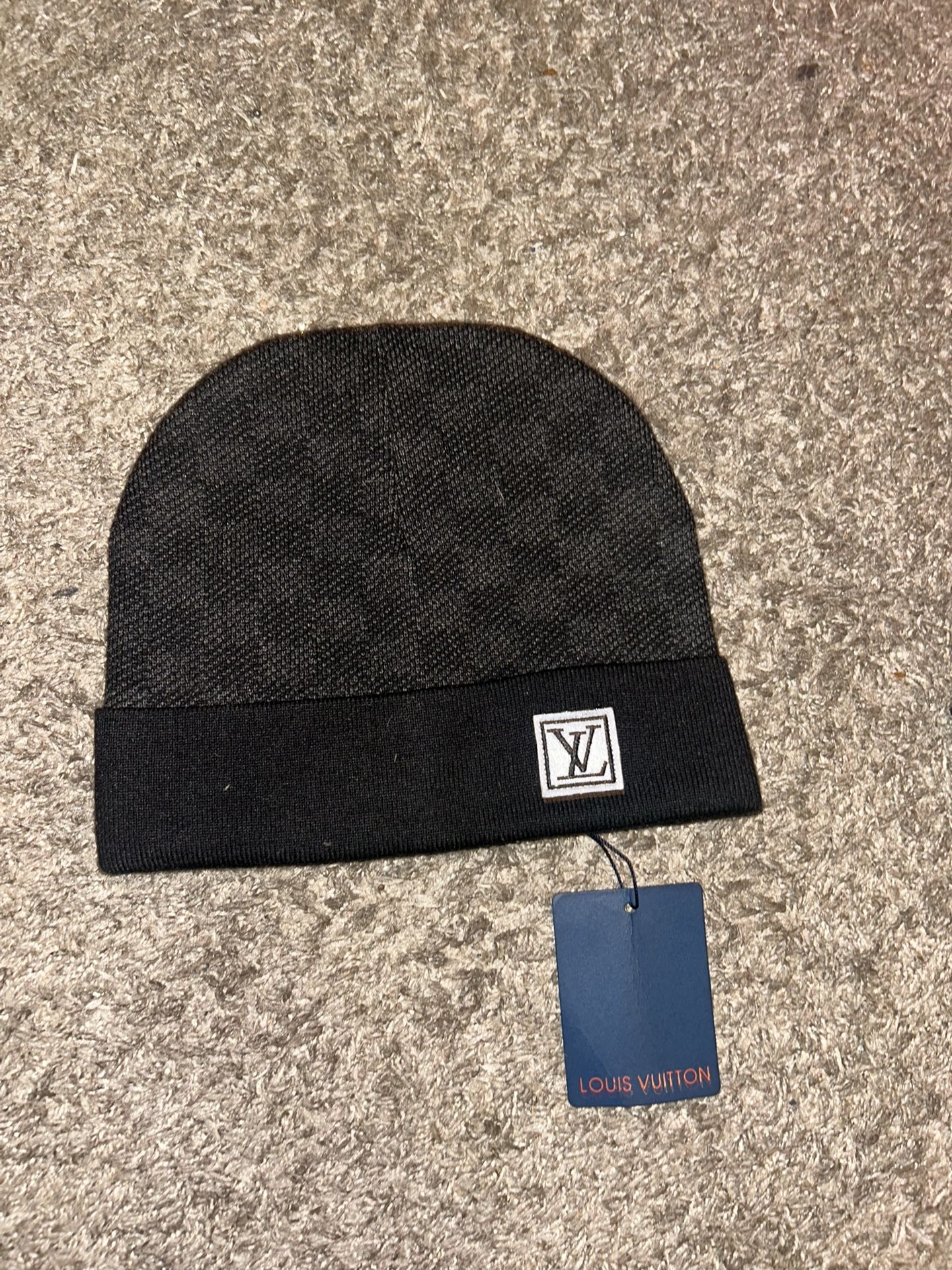 Black Lv Beanie 