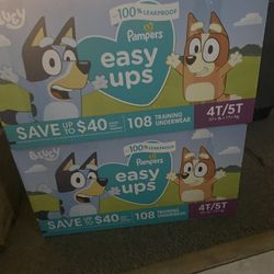 Bluey Pull Ups 2 Boxes For 50$