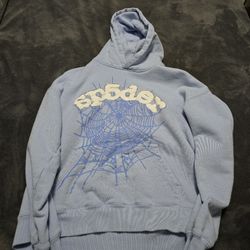 Sky Blue Sp5der Hoodie