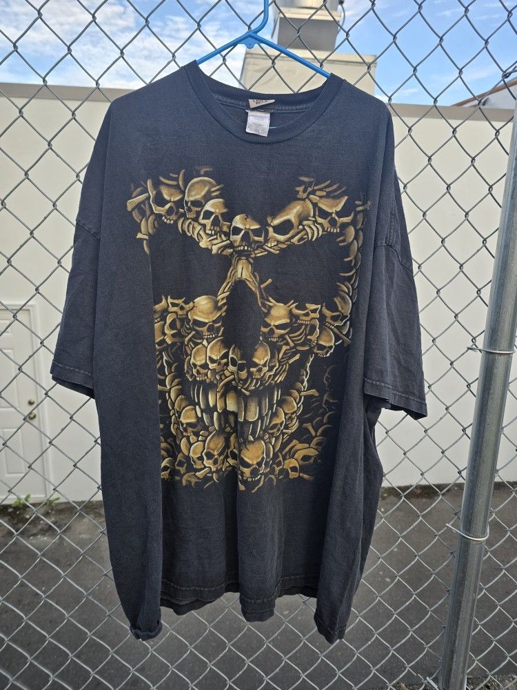 Liquid Blue 2006 Skull Shirt Size 5xl