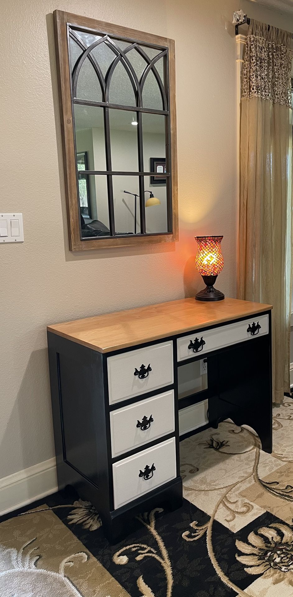 Mid Century Solid maple desk