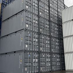 New Grey 20’ Storage Containers 
