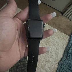 Black iWatch Series 3 Brand Apple