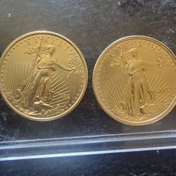 American Eagle Gold Coins, Mexican Pesos Austrian Ducat 22-24k Gold Coins