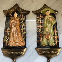 Oriental Ceramic Wall Art (2)