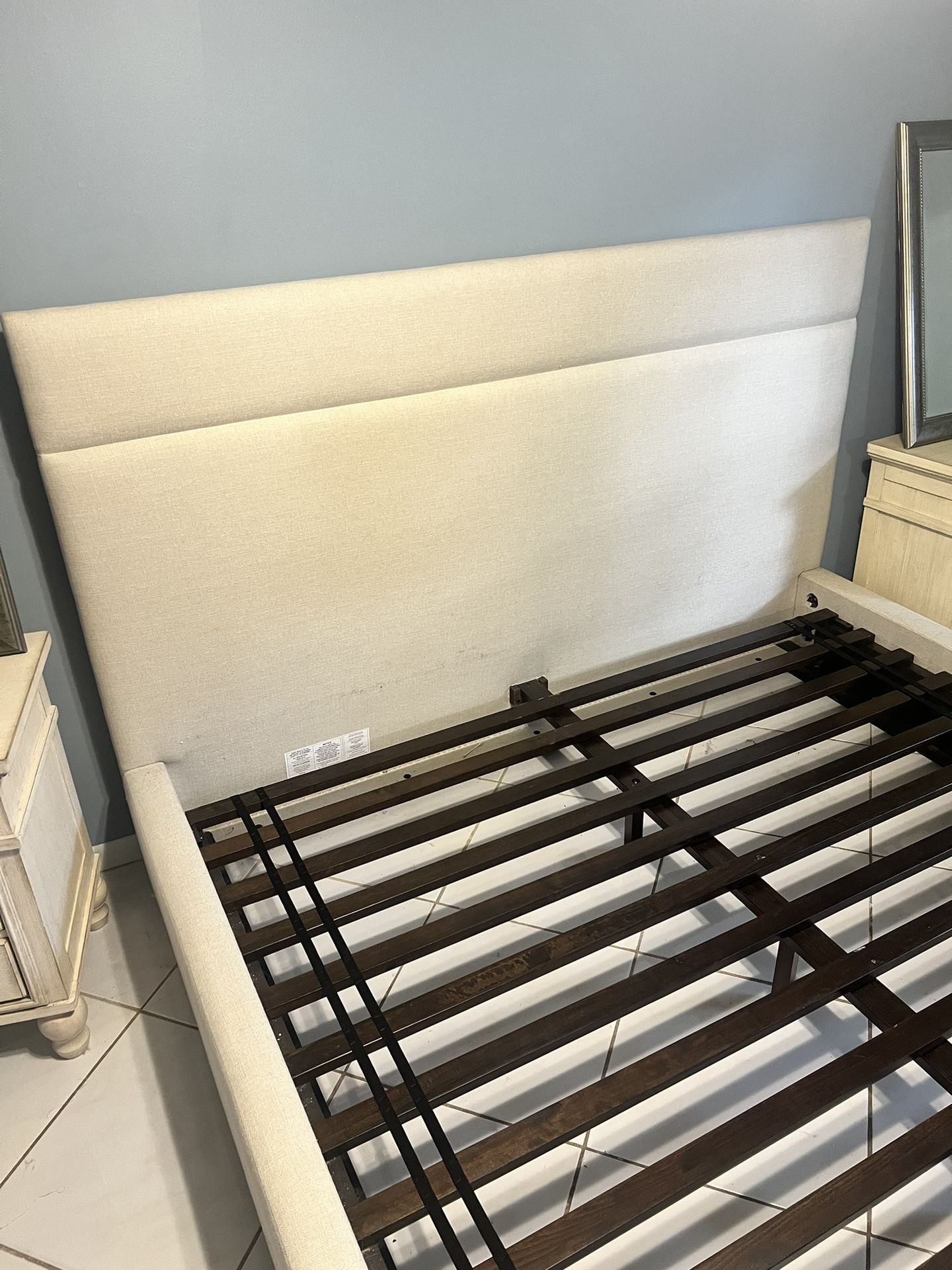 Calvin Klein - Upholstered Platform Bed Frame, King