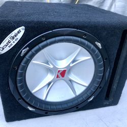 Kicker CVR 12 Inch Subwoofer With Ported Box