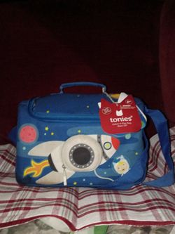 Tonies box with soft carry case,two chargers and multiple charters
