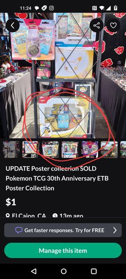 UPDATE Poster collection SOLD Pokemon TCG 30th Anniversary ETB Poster Collection