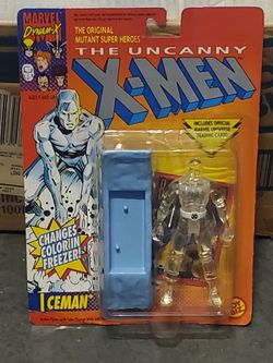 Vintage Toy Biz Iceman  / Storm  / Captain America Action Figures
