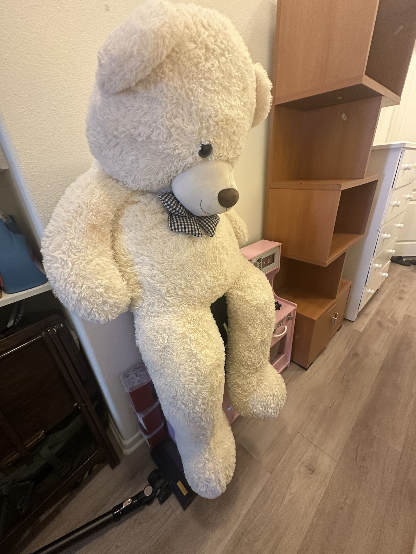 Giant White Teddy Bear