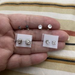 Real Silver Small Stud Earring