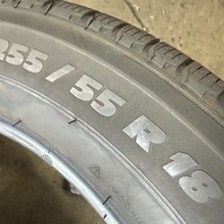 255/55/18 Michelin Latitude HP N1 (1 Only) Like New $100.00