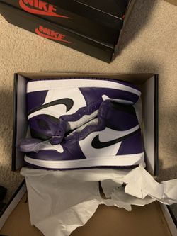 DS Jordan 1 Court Purple Size 12