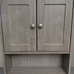 Wall Mounted Wood Medicine/Storage Cabinet