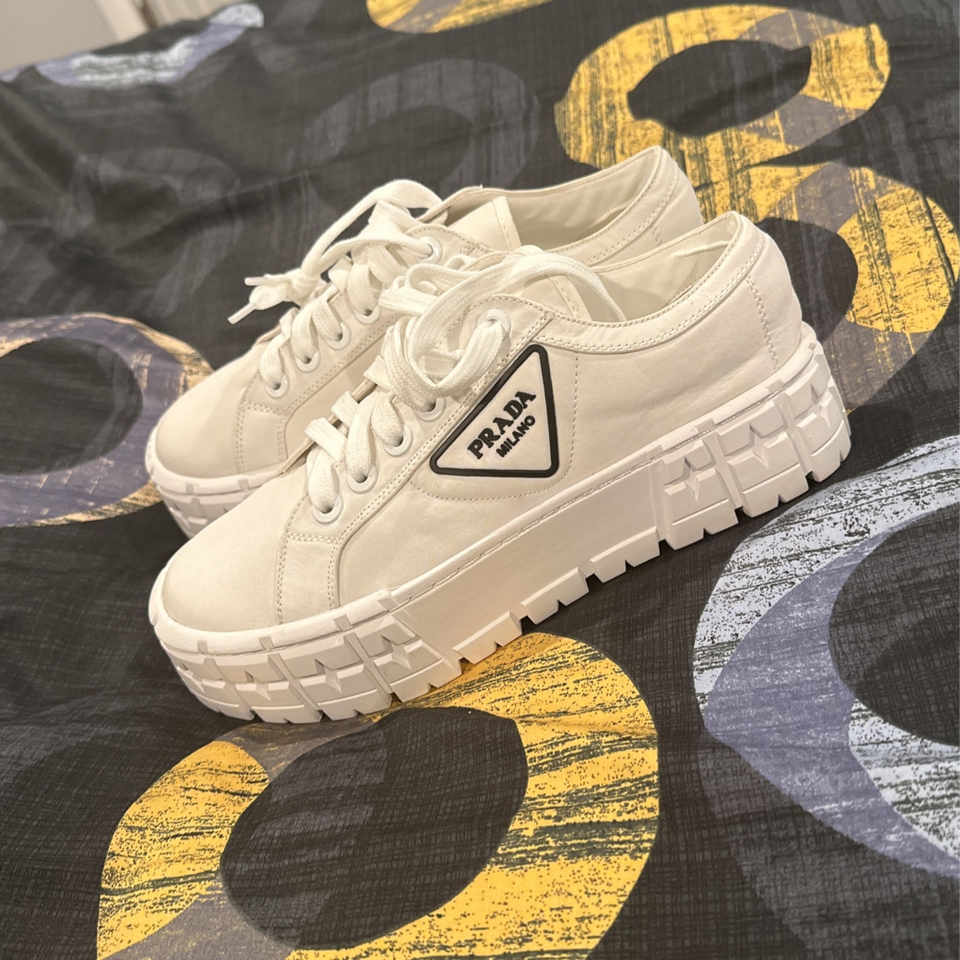 prada flat sneakers