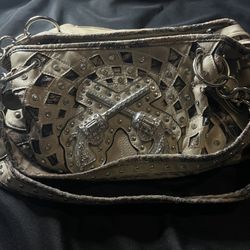 Vintage Silver Studded Purse